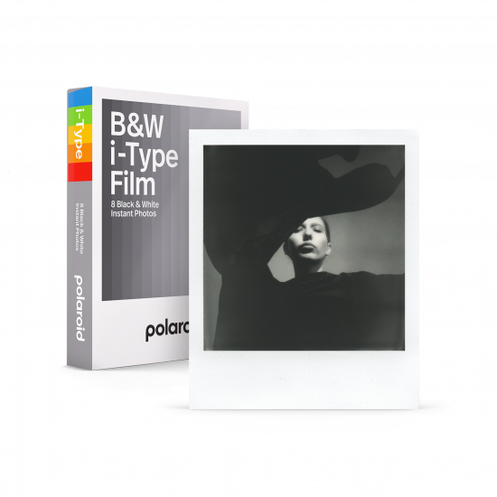 POLAROID 寶麗來 B&W i-Type Film 白框 (6001) 即影即有菲林相紙